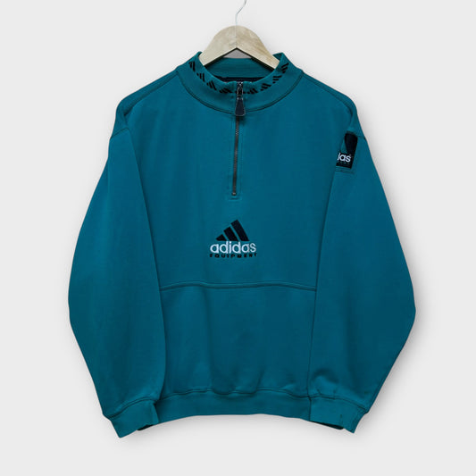 Sweat Adidas Equipment vintage 90's Turquoise - M