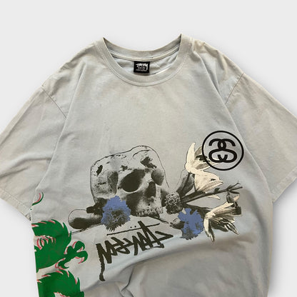 T-Shirt Stussy "Pigment Dye" Bleu - M