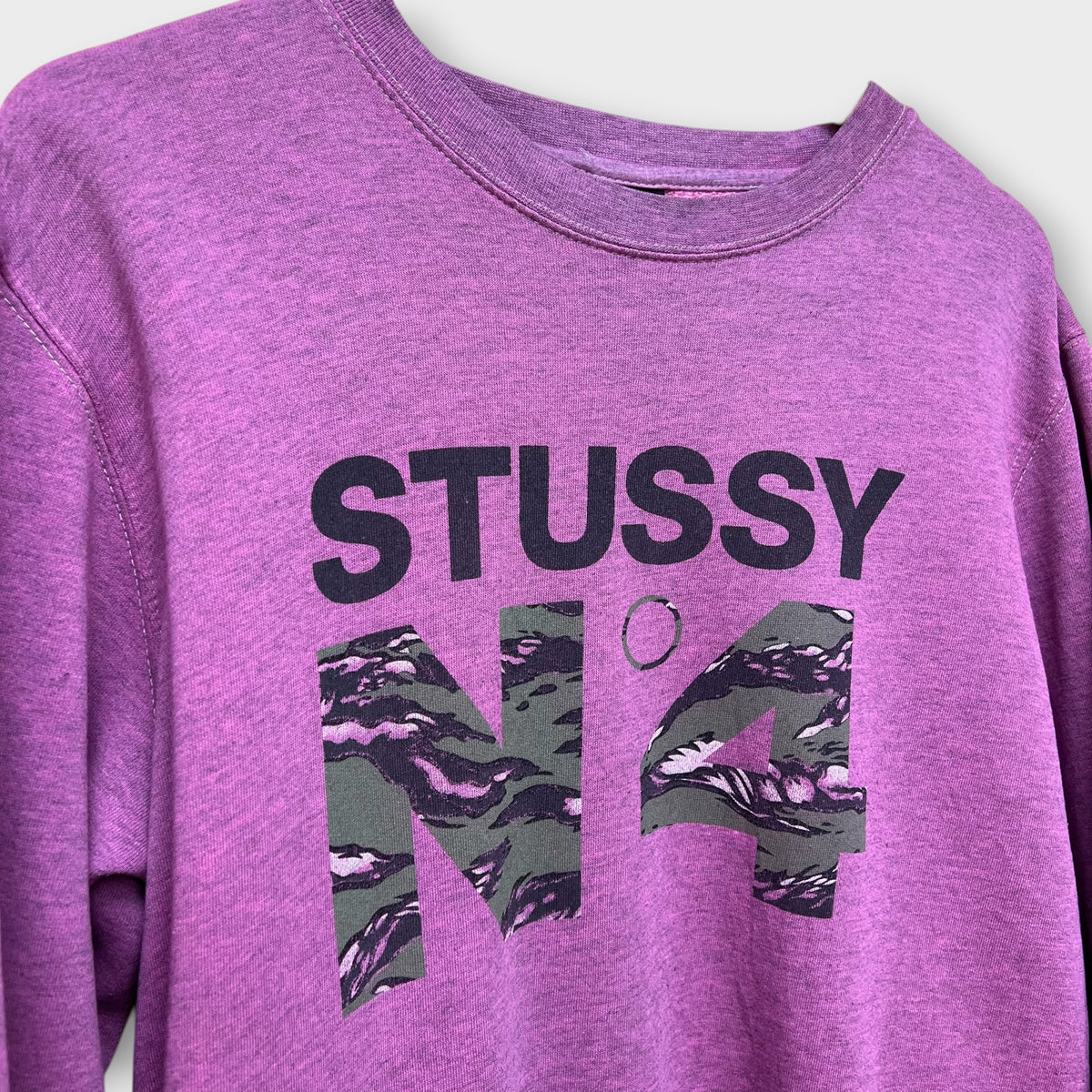Sweat Stussy N°4 Gris - L