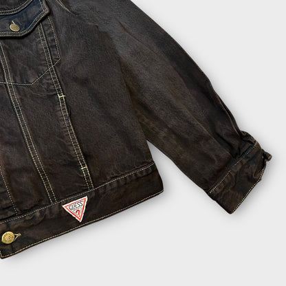 Veste en Jeans Guess Vintage 80's Made in USA marron - S