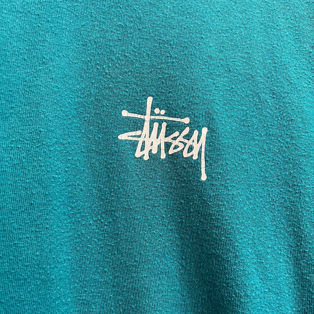 T-shirt Stussy manche longue bleu - M