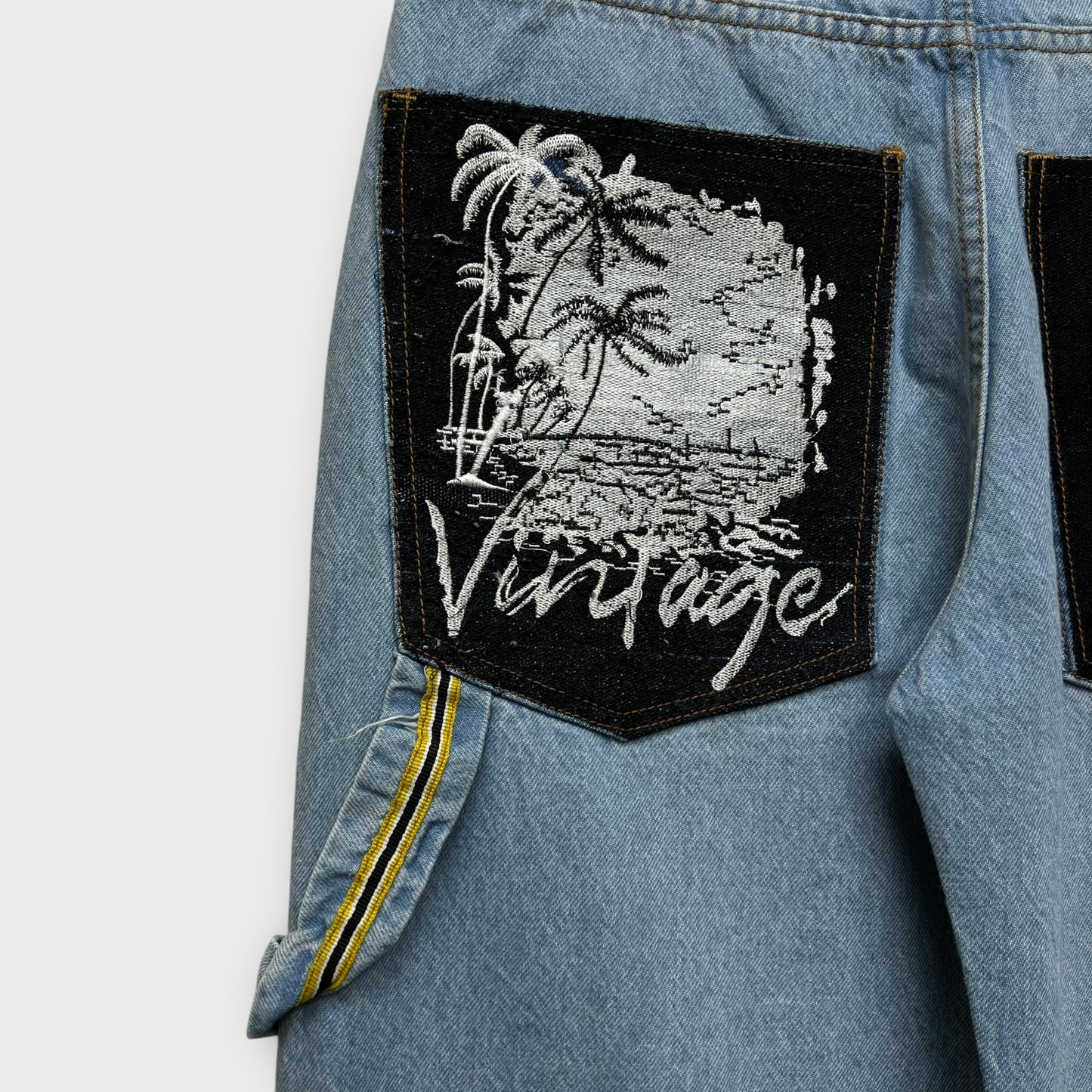 Hip Hop Baggy Jeans brodé - FR40