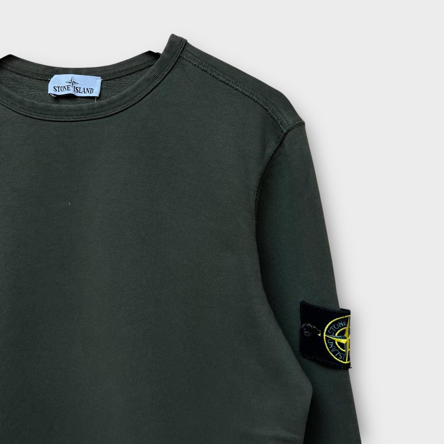 Sweat Stone Island kaki - S