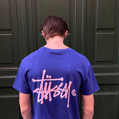 Classic tee Stussy purple - L