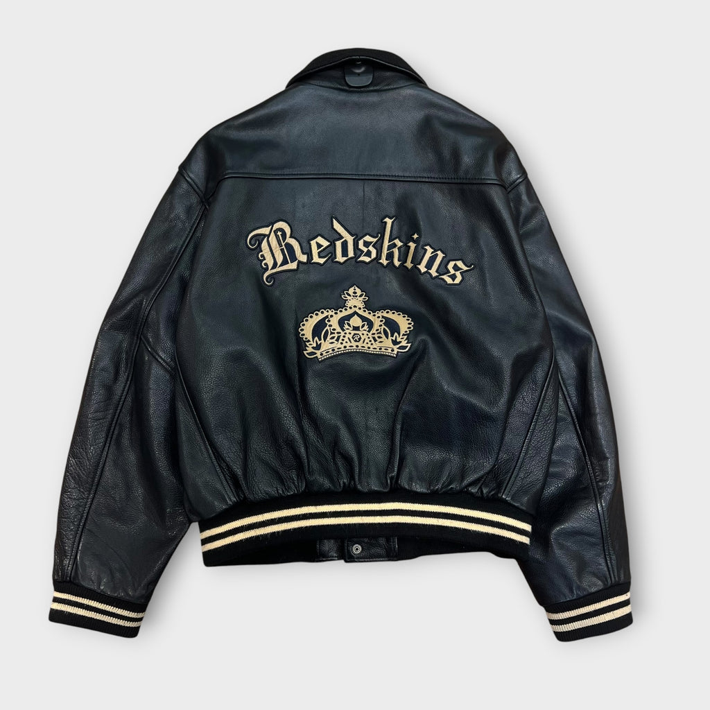 Veste en cuir REDSKINS L noir