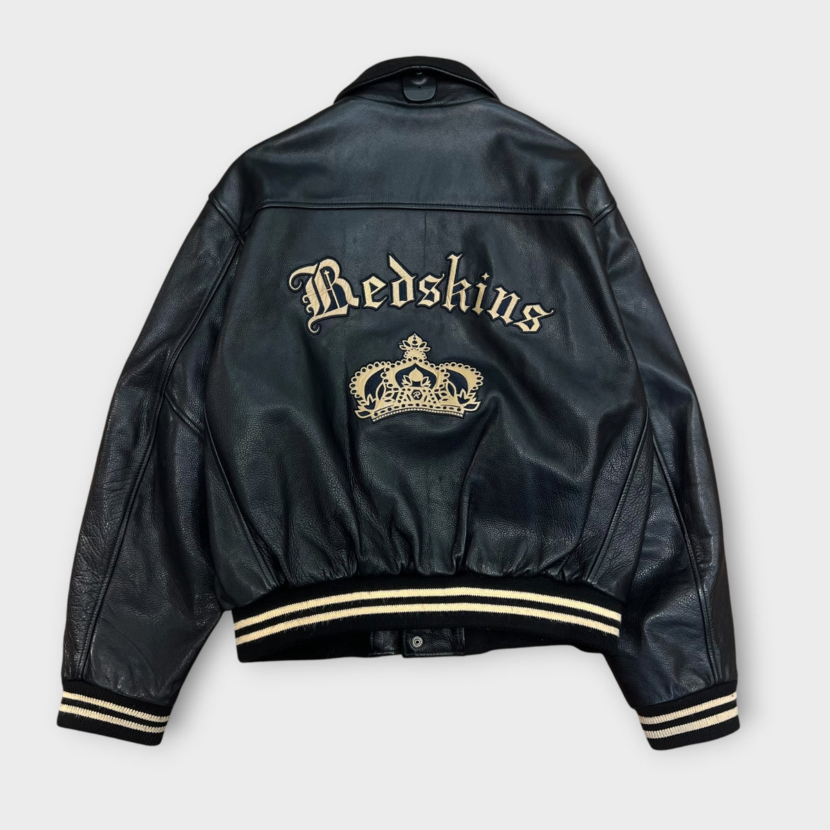 Veste en cuir REDSKINS L noir