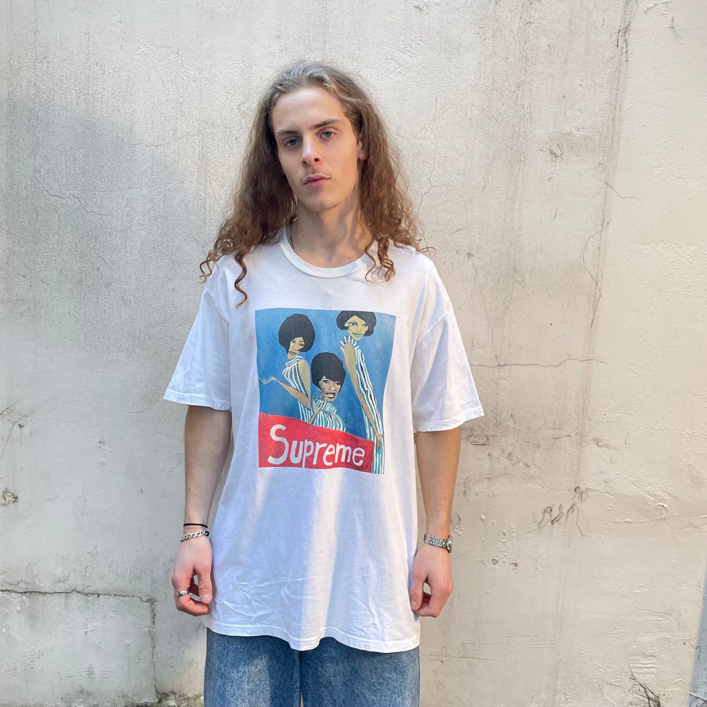 T-shirt Supreme Group blanc - XL