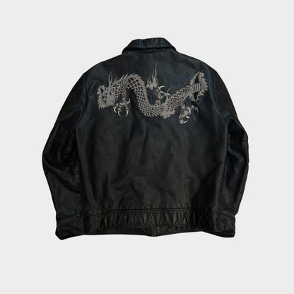 Veste En Cuir Redskins Noir - XL