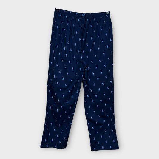 Pantalon Ralph Lauren bleu multi poney - L