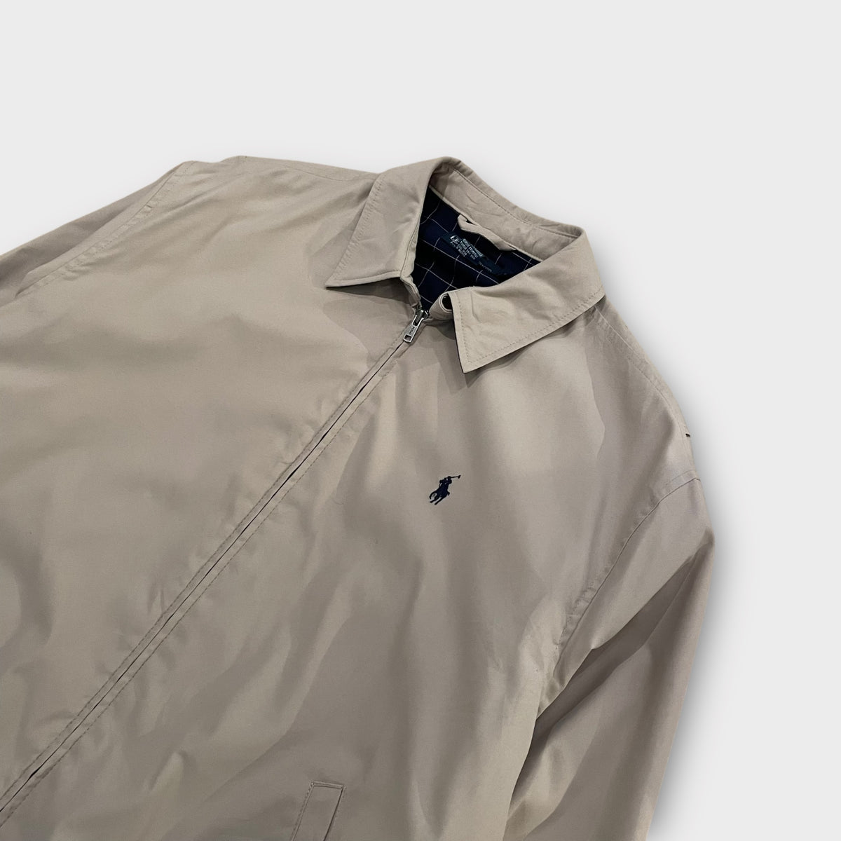 Veste Harrington Ralph Lauren beige (mini accro dans le dos) - L