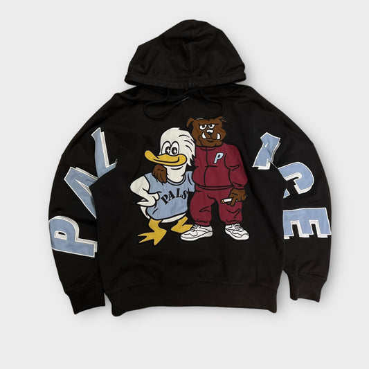 Hoodie Palace "Dog & Duck  Drop Shoulder hood" Noir - L