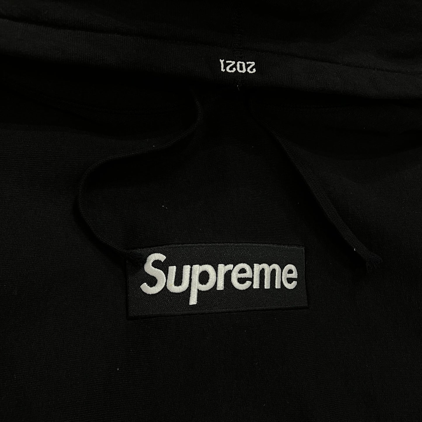 Hoodie Supreme Box Logo noir 2021 - M