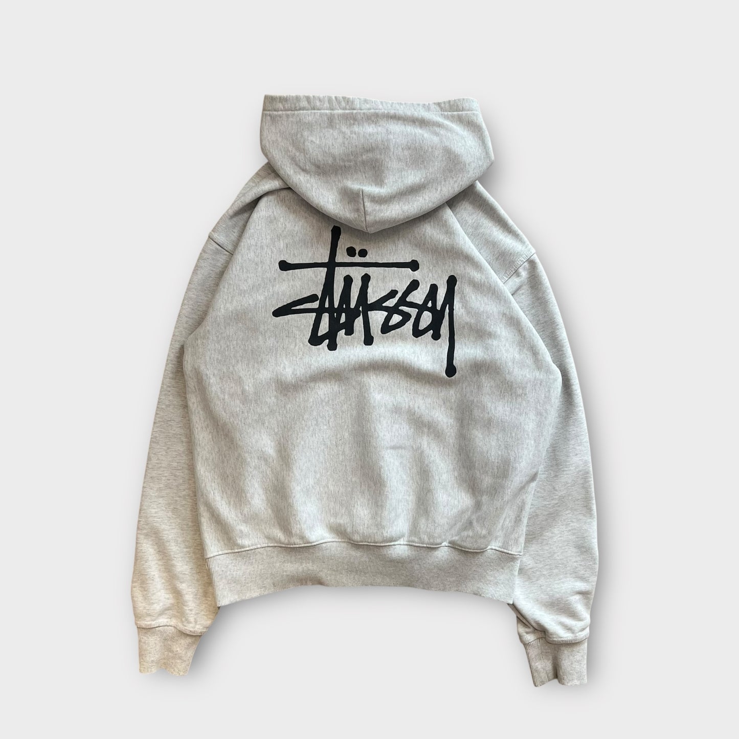 Hoodie Stussy Basic Gris - L