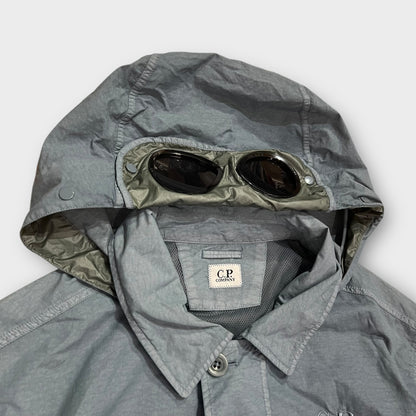 Veste Goggle Cp Company Flatt Nylon Bleu - XL