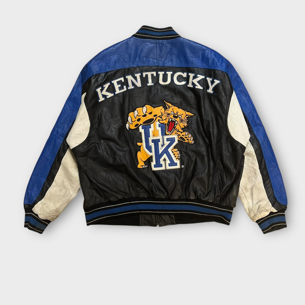 Veste Vintage Des Kentucky Wildcats En Cuir - XL