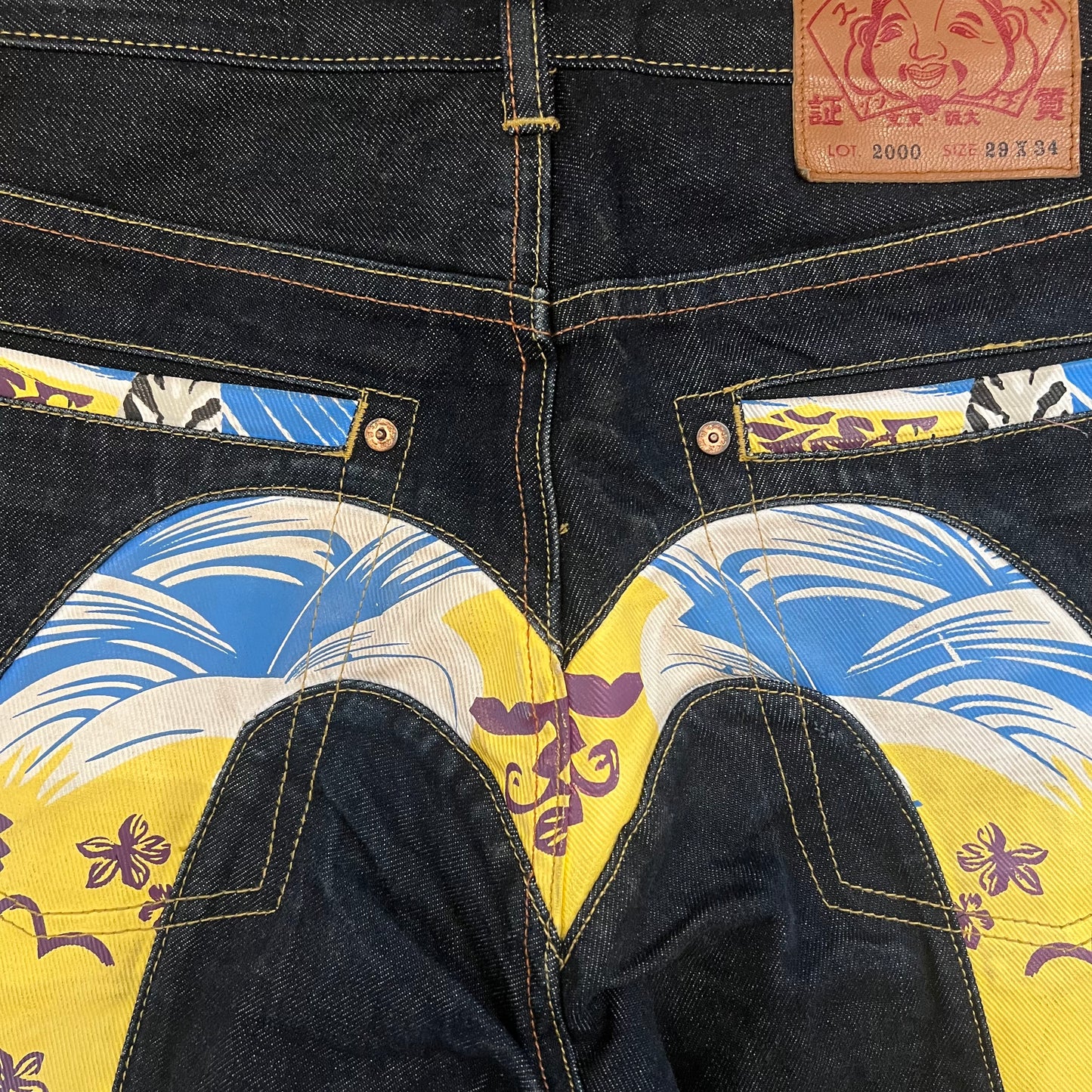 Jeans Evisu Daicock Lot 2000 W29 L34 - FR38