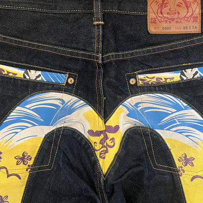 Jeans Evisu Daicock Lot 2000 W29 L34 - FR38