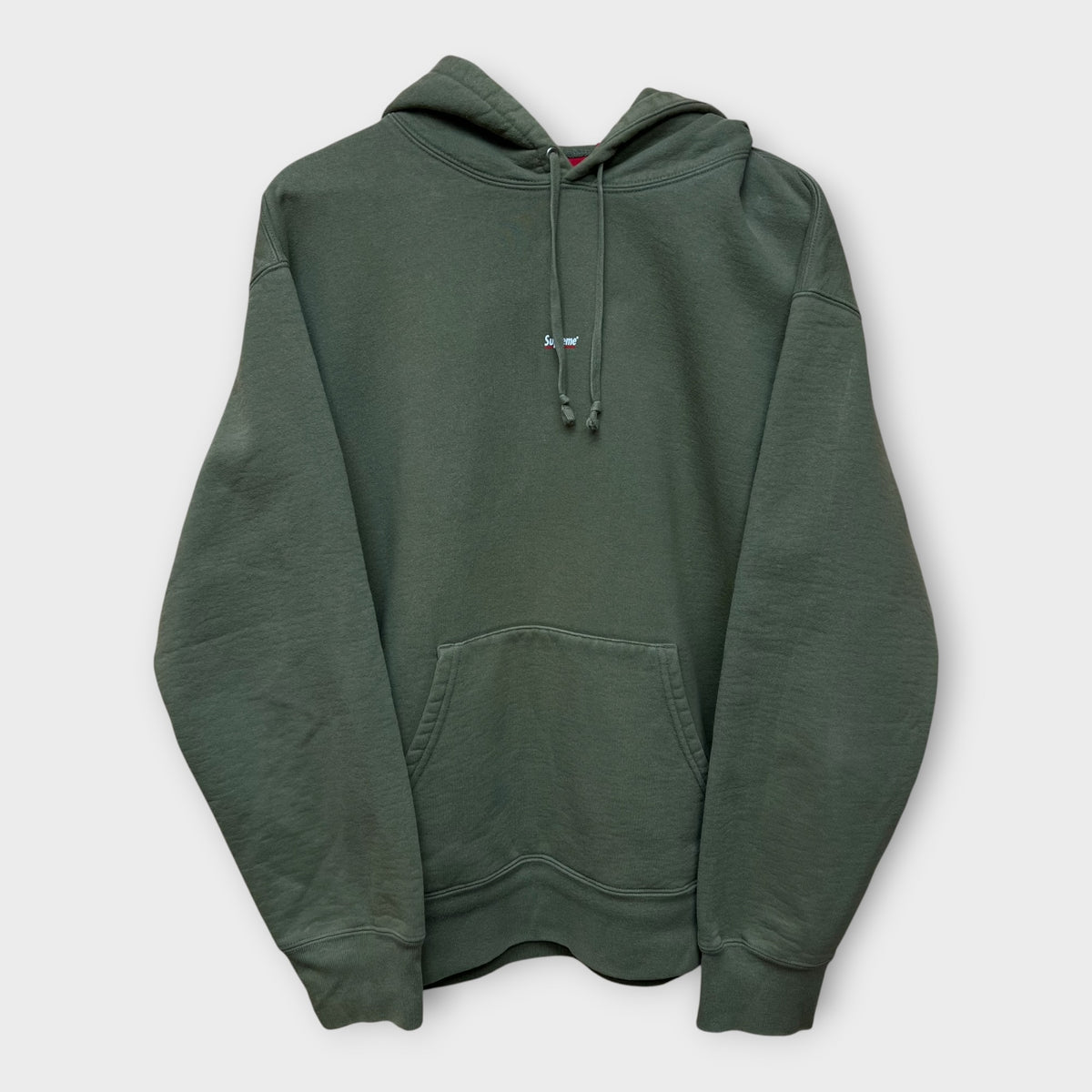 Hoodie Supreme vert kaki - XL