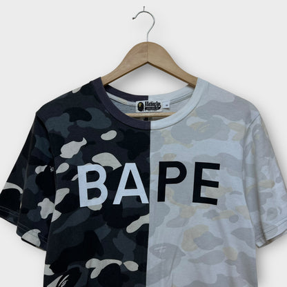 T-shirt Bape Split logo - S