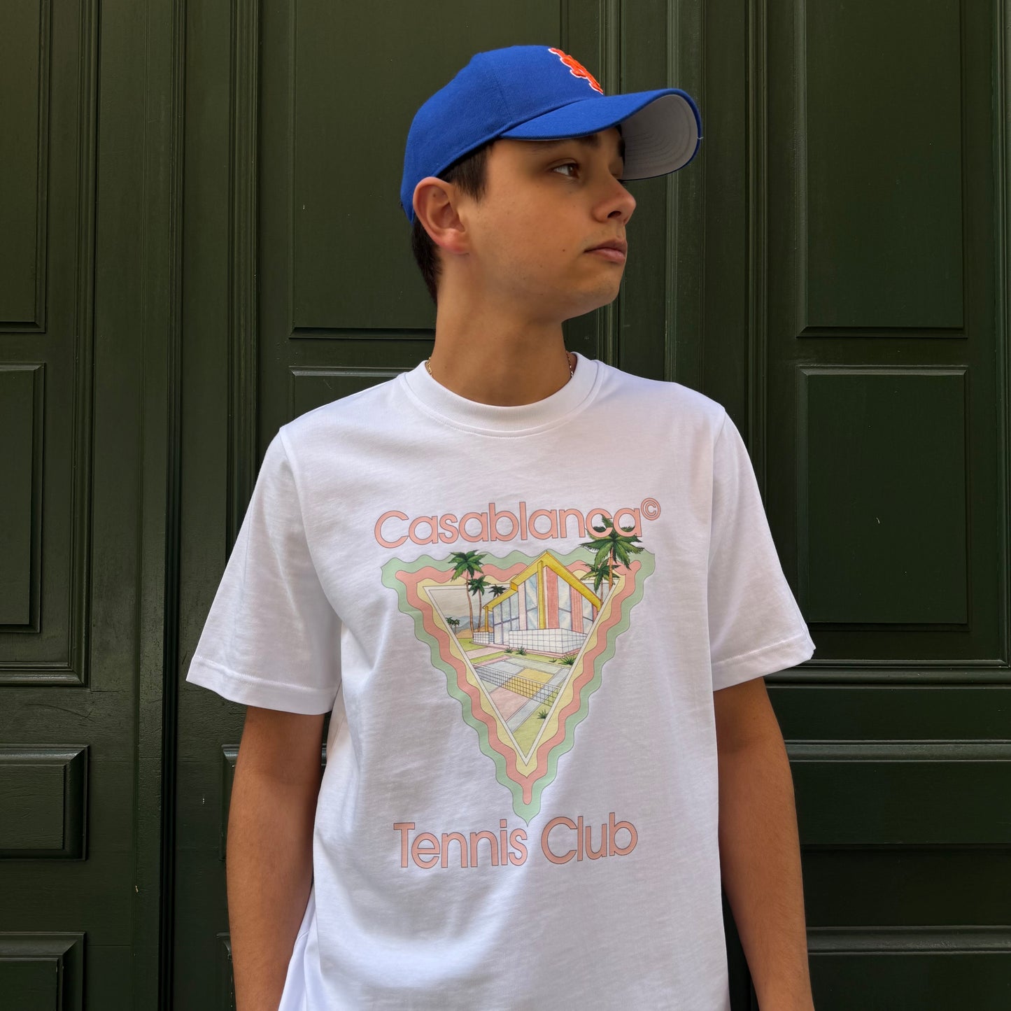 T-shirt Casablanca blanc - M