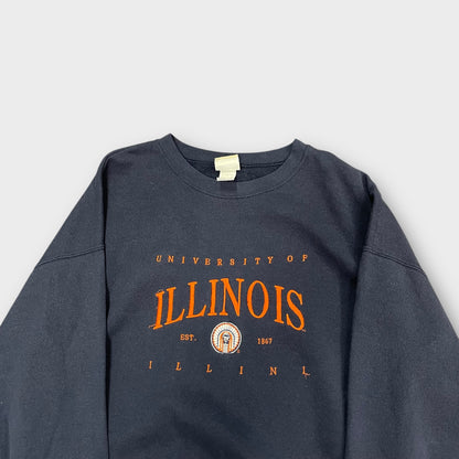 Sweat vintage Lee "University of Illinois" - XL