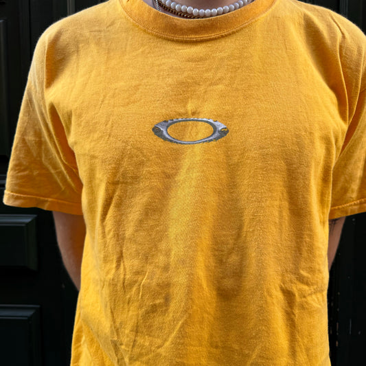 T-shirt Oakley jaune vintage - L