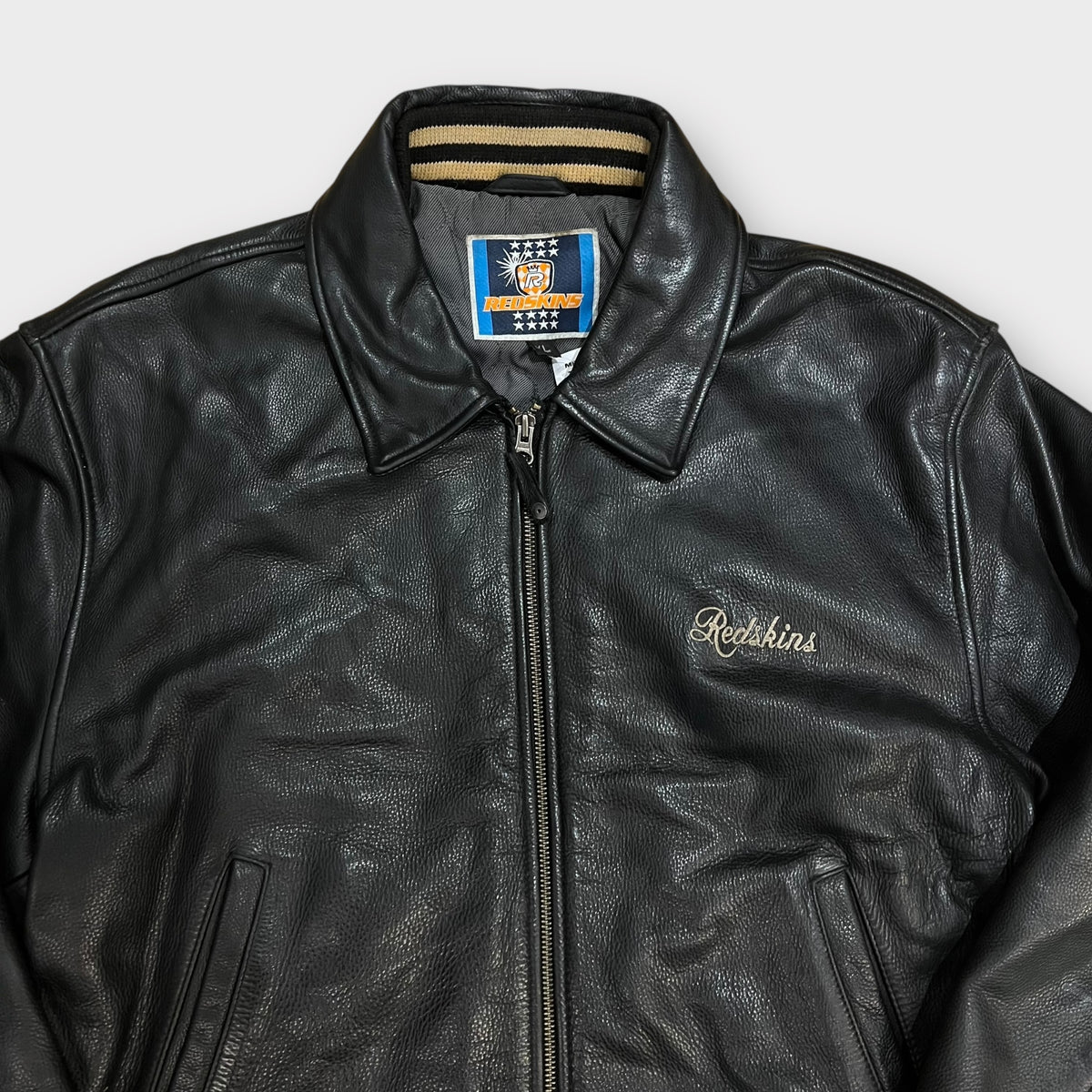 Veste En Cuir Redskins Noir - L