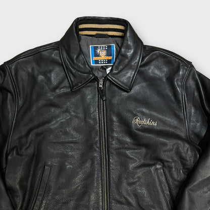 Veste En Cuir Redskins Noir - L