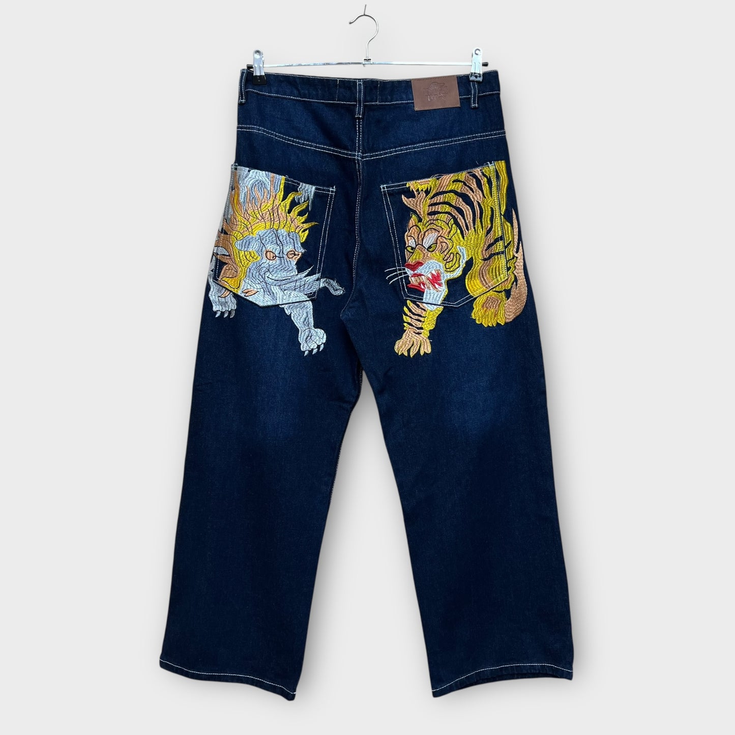 Hip Hop Baggy Jeans brodé - FR44