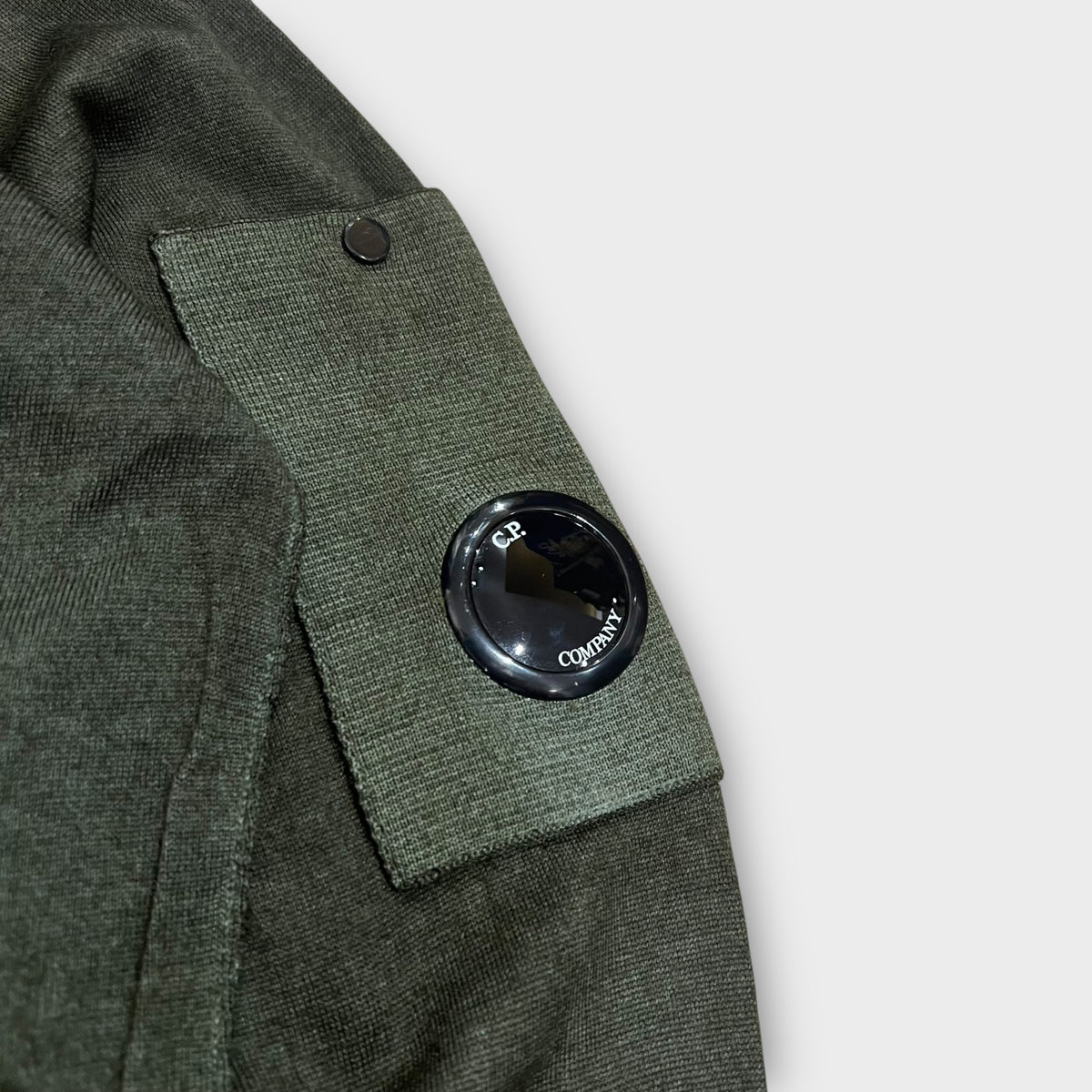 Pull fin CP Company kaki - XXL
