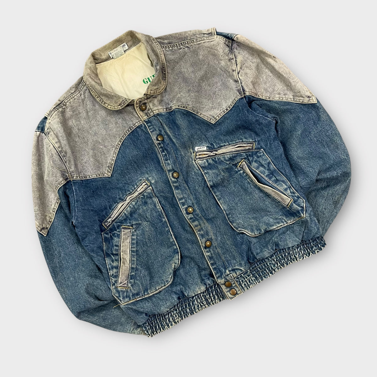 Veste en jeans Guess vintage de 1986 Made in USA - L
