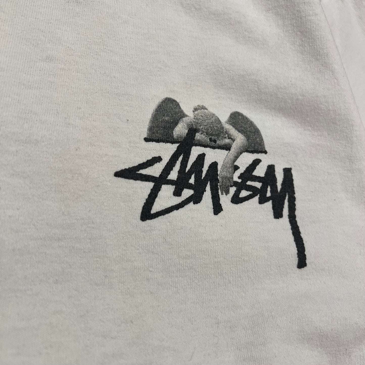 T-Shirt Stussy Angel 8ball Blanc - S