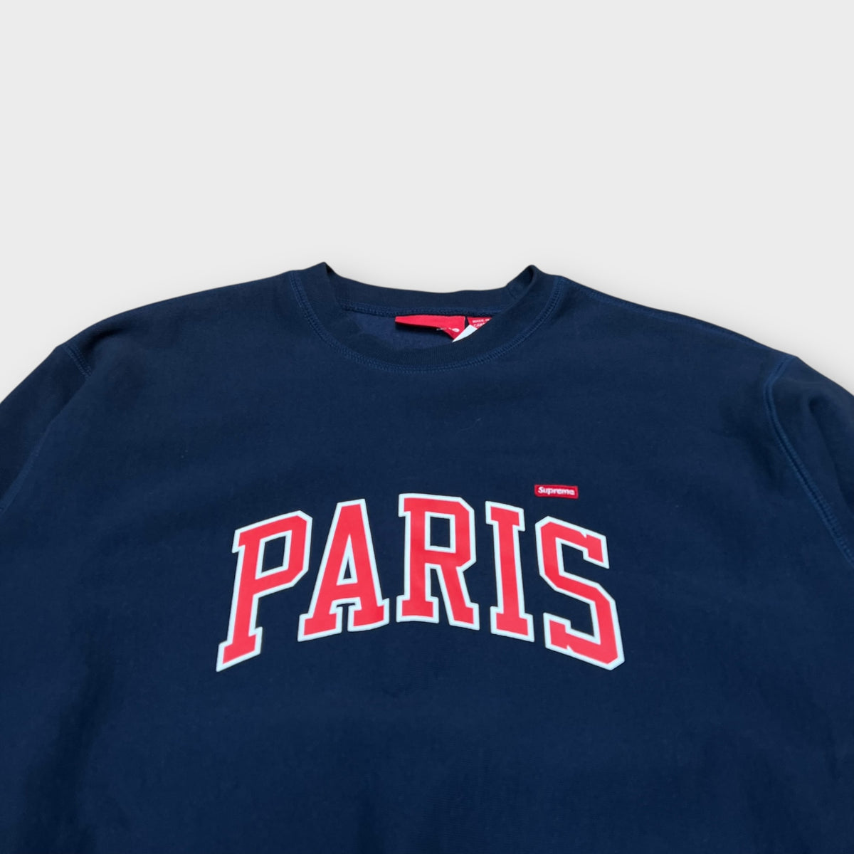Sweat Supreme Exclu Paris Navy - S