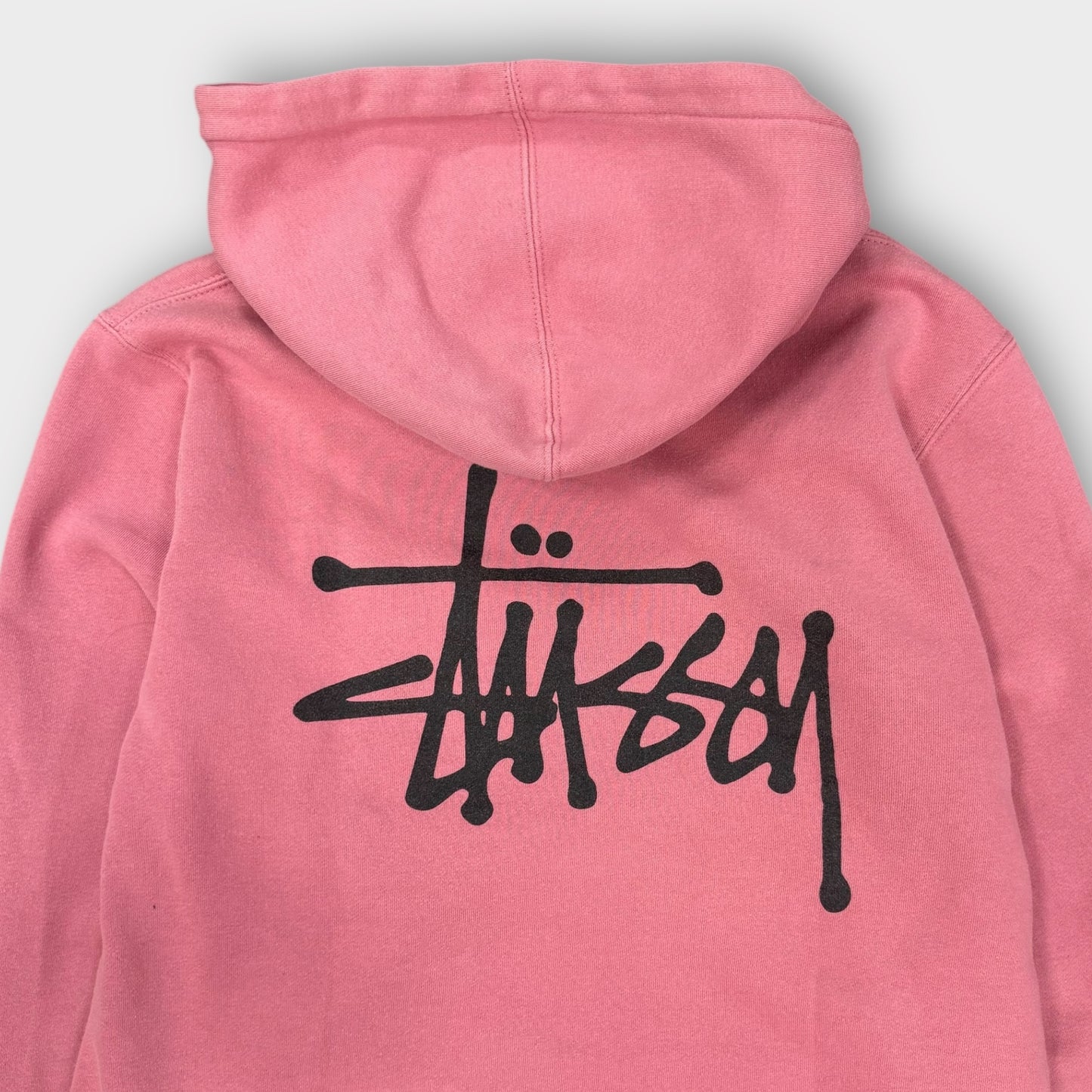 Hoodie Stussy rose basic logo - L