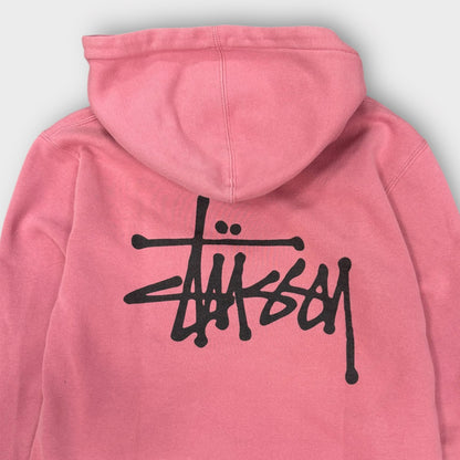 Hoodie Stussy rose basic logo - L