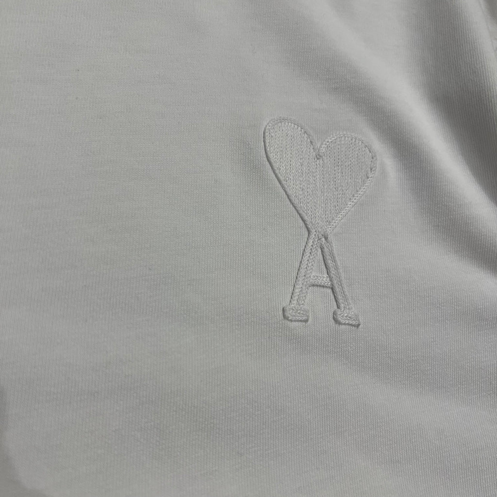 T-Shirt AMI Cœurs Blanc - XS