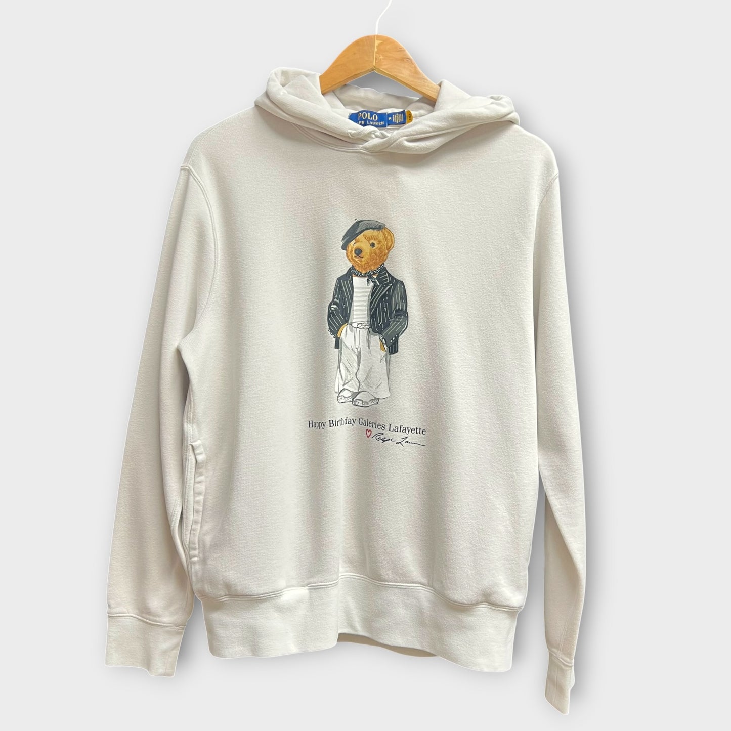 Hoodie Polo Bear Ralph Lauren Blanc - M
