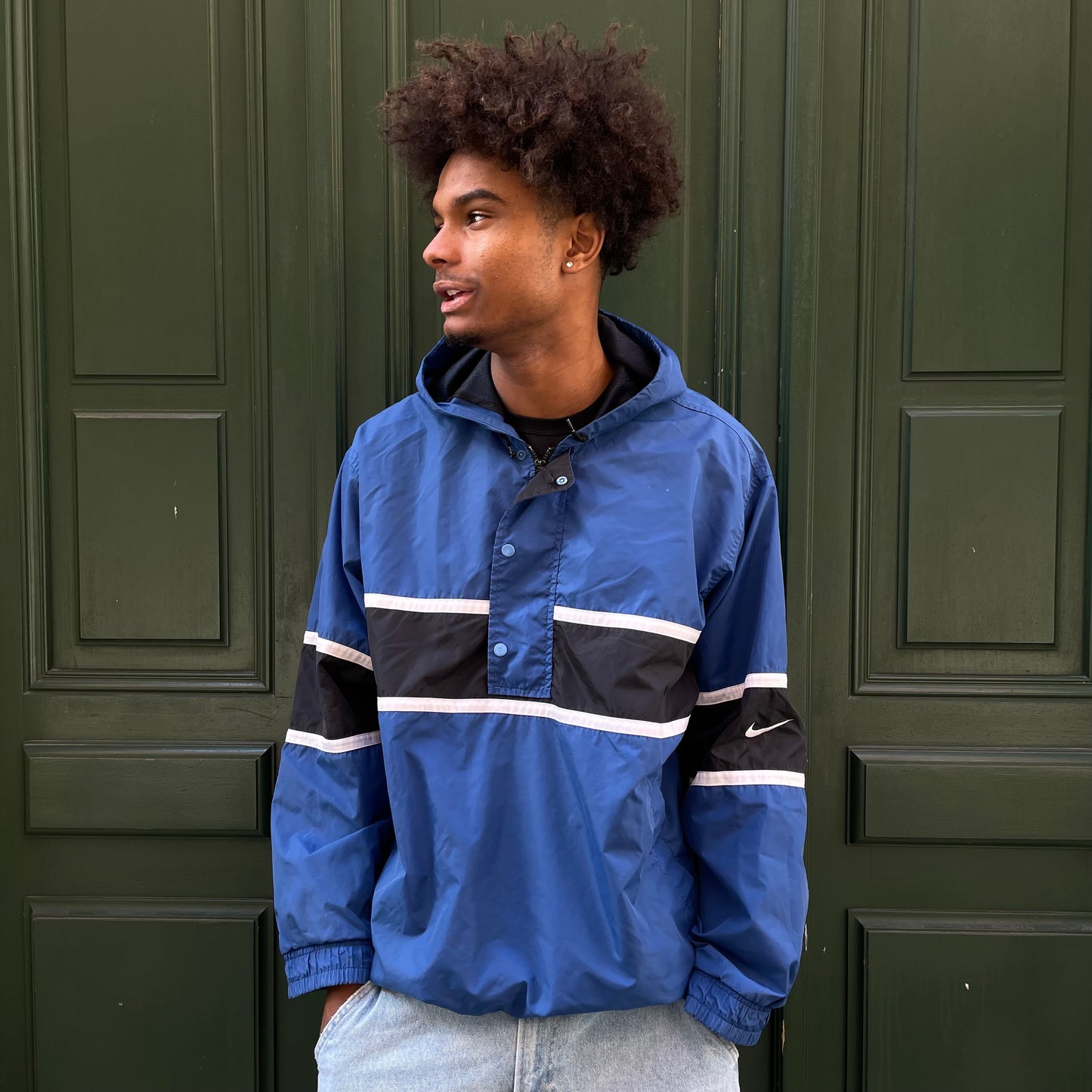 Nike Vintage 90's Blue Jacket - L