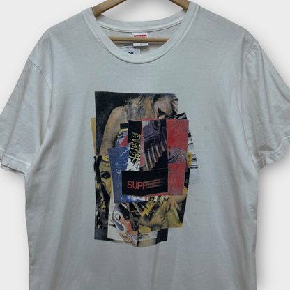 T-shirt Supreme Stack blanc de 2021 - L