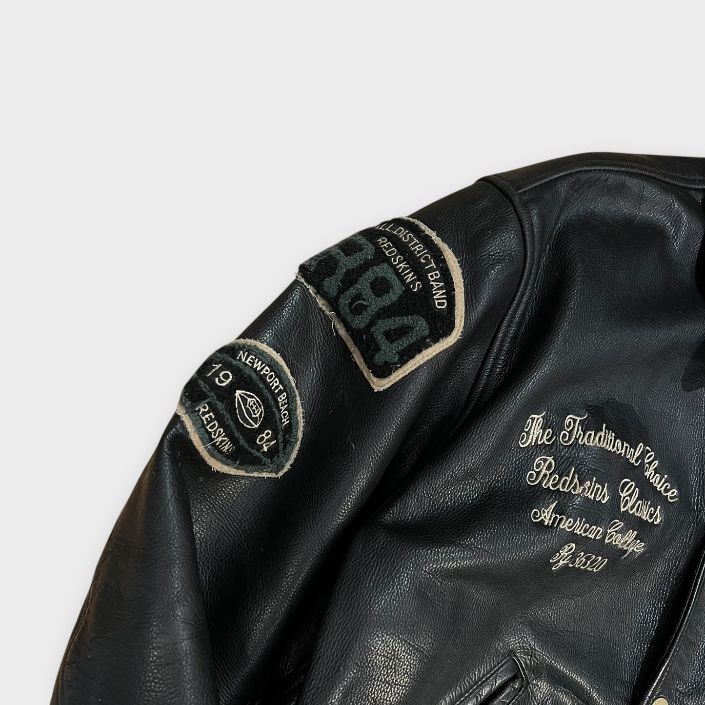 Veste En Cuir Redskins Noir - XL