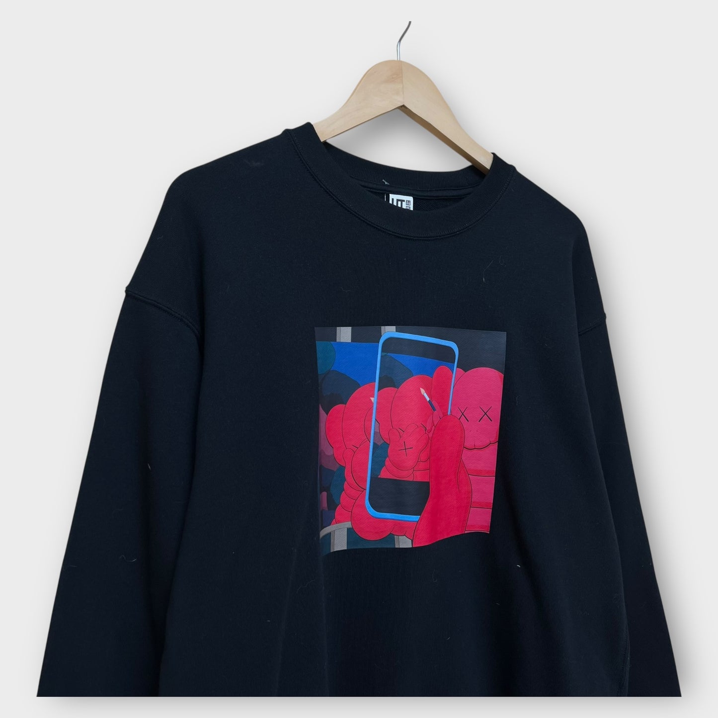 Sweat Kaws x Uniqlo x Warhol noir - M