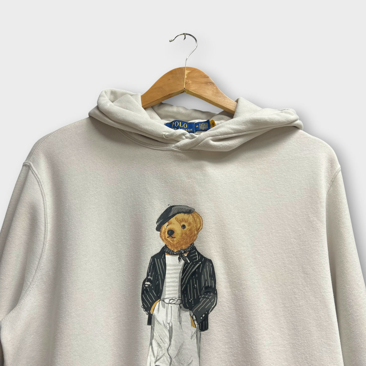 Hoodie Polo Bear Ralph Lauren Blanc - M