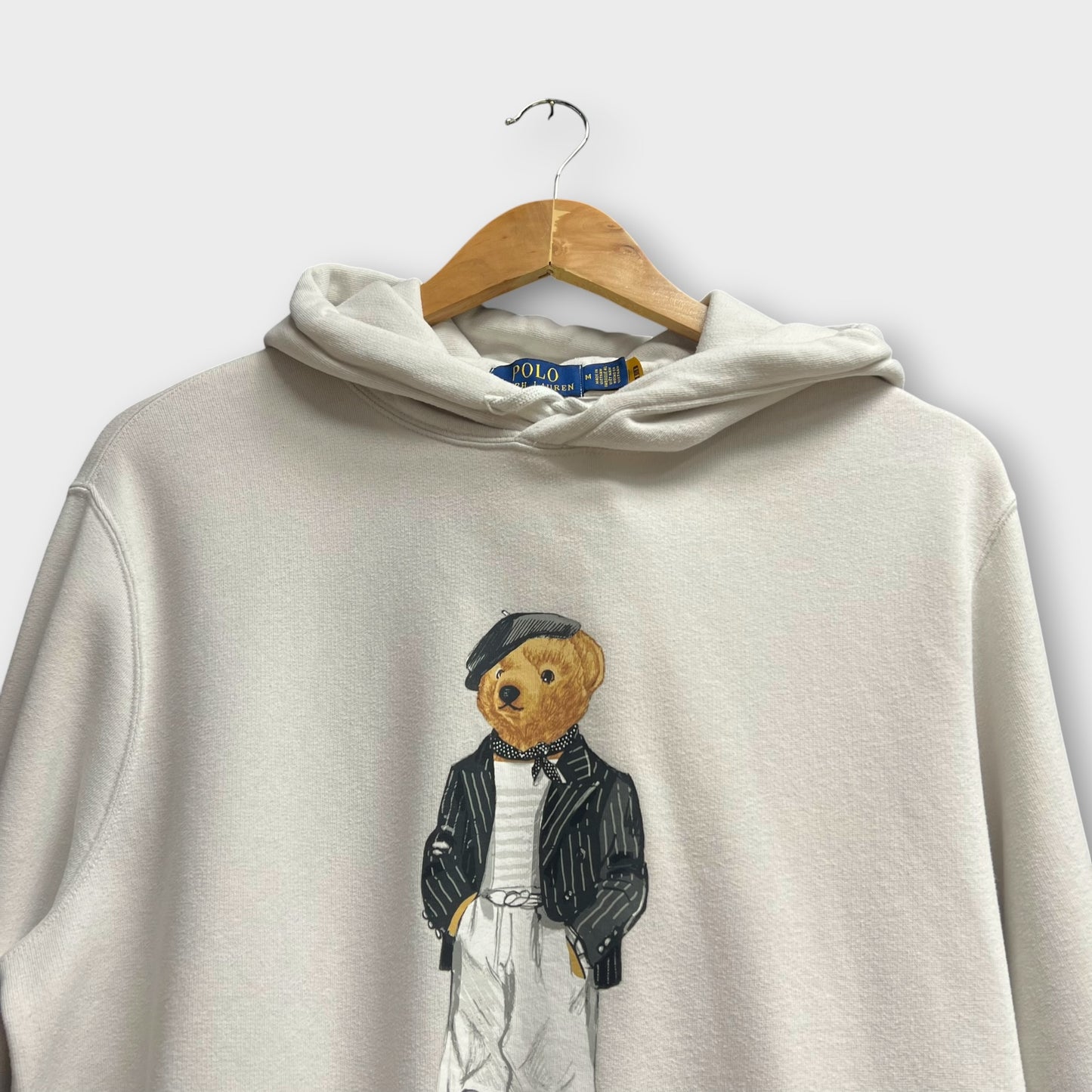 Hoodie Polo Bear Ralph Lauren Blanc - M