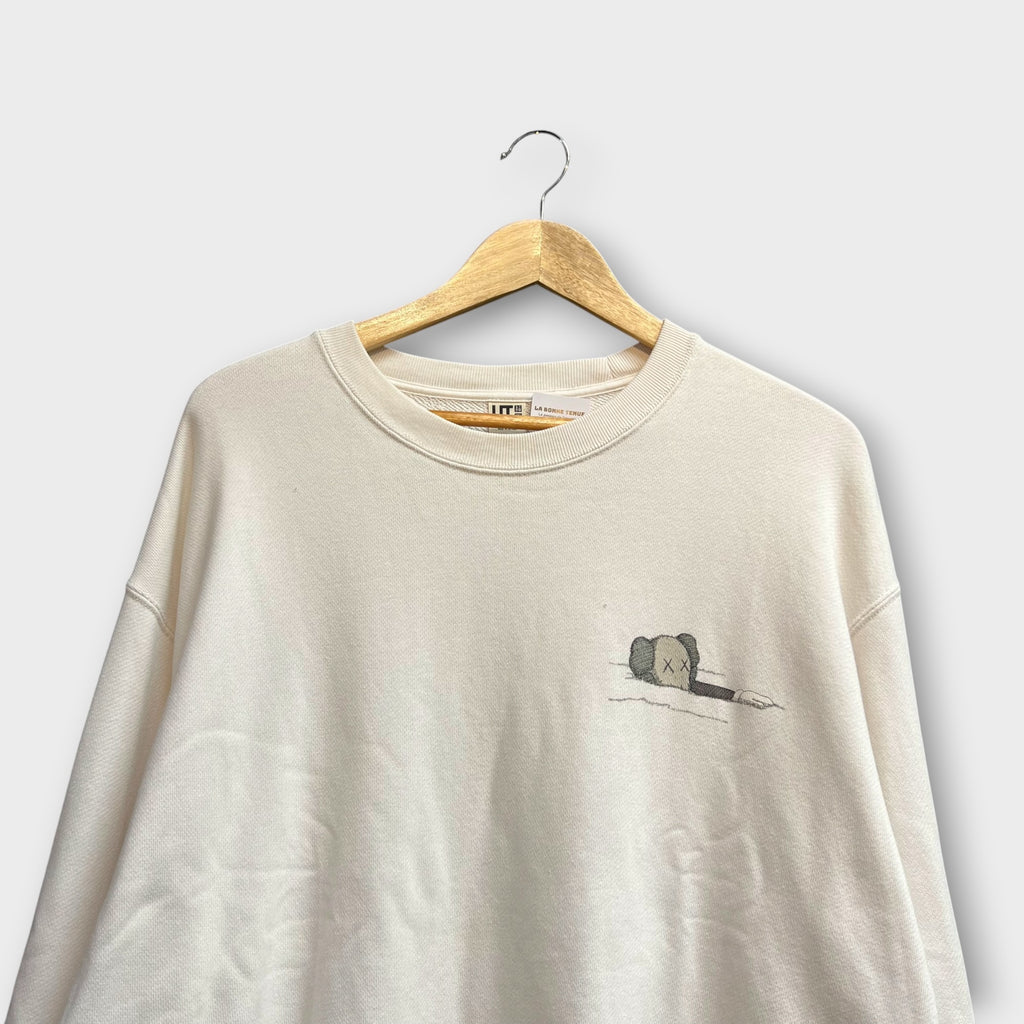 Sweat Kaws x Uniglo Blanc - XL