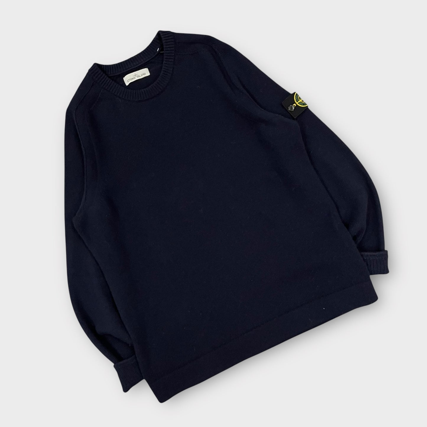 Pull laine Stone Island navy - XL