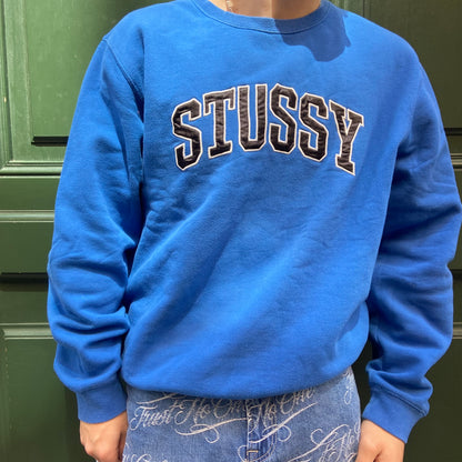 Sweat Stussy bleu - M