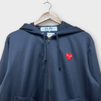 Pull zip Comme des Garcons noir - L