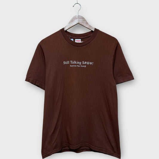 T-shirt Supreme Still Talking marron - S