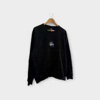 Sweat Stussy noir brodé - L