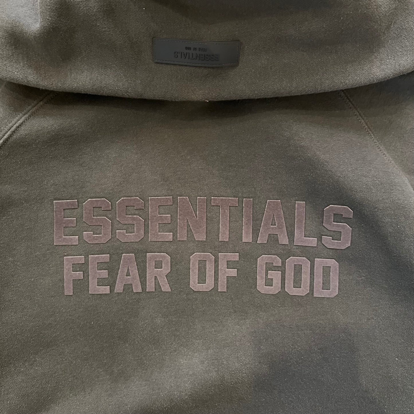 Hoodie Essential Kaki - M